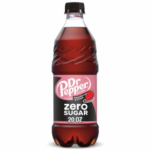 Dr Pepper Strawberries & Cream Zero Sugar Soda - Daily Pack Pick