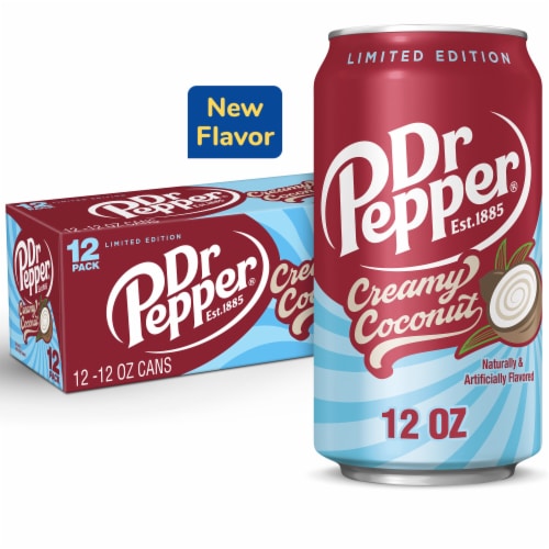 Dr Pepper Creamy Coconut Soda - Active Mix