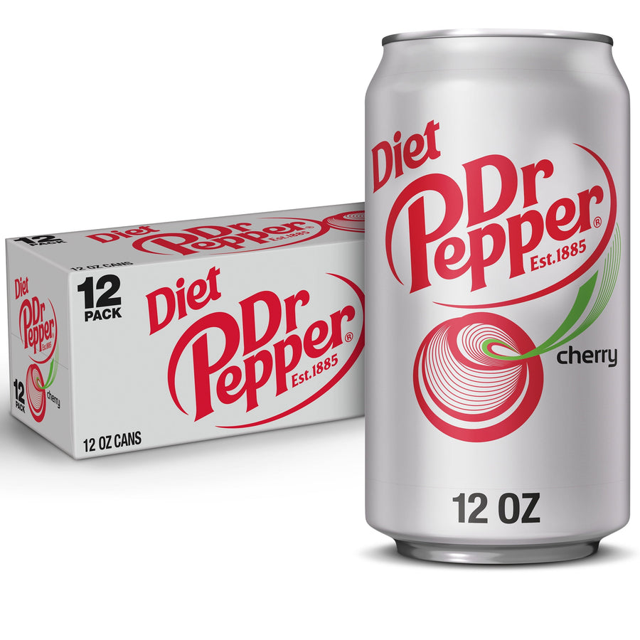 Diet Dr Pepper Cherry Soda - Crisp Soda Fizz