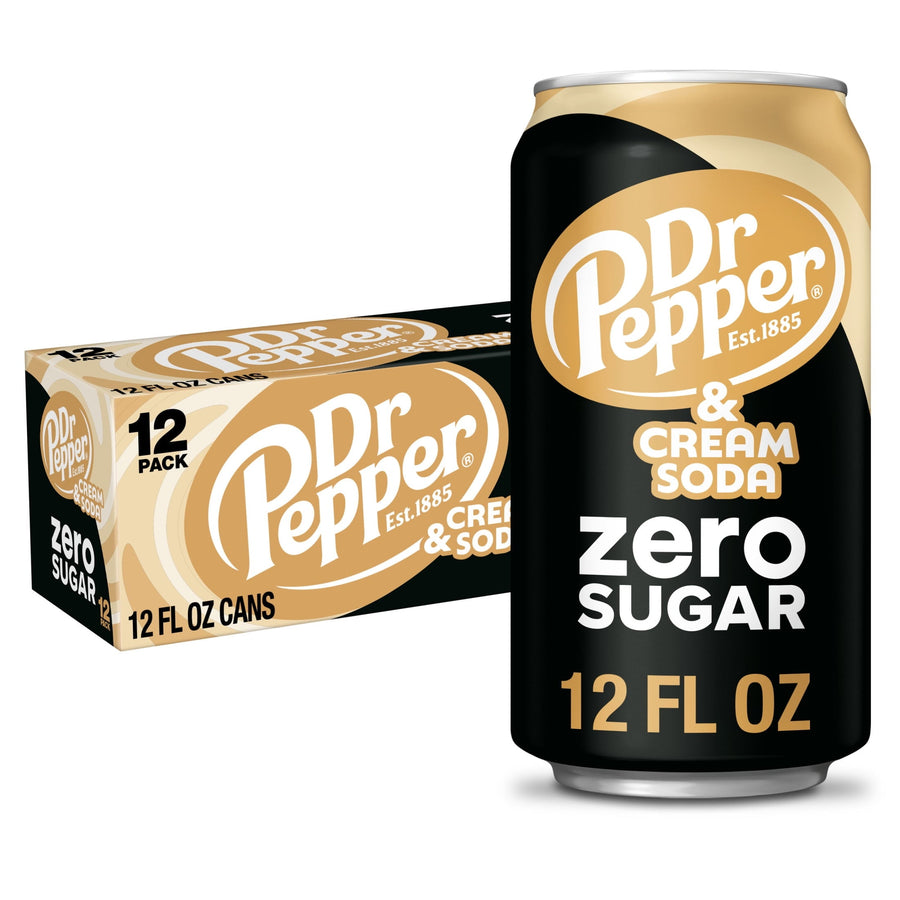 Dr Pepper & Cream Soda Zero Sugar - Bold Fizz