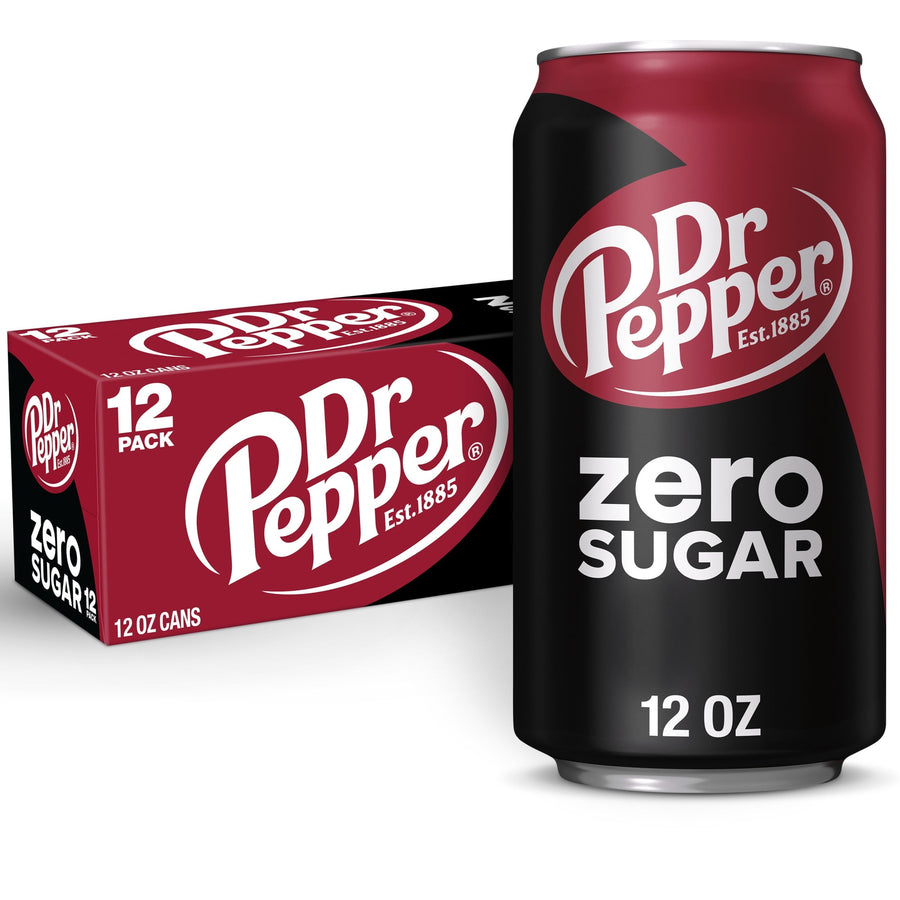 Dr Pepper Zero Sugar Soda - Easy Sip Chill
